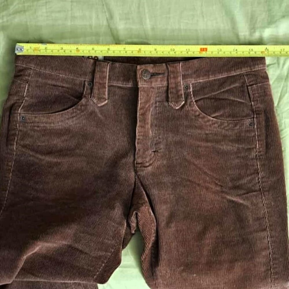 Classic Brown Corduroy Flared Pants - Picture 4 of 6